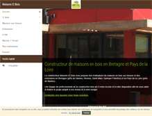 Tablet Screenshot of maisons-icbois.com